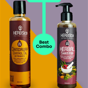 Anti Hair Dandruff by Herbsco 100ml + Hair Herbal Sampoo by Herbsco 200ml