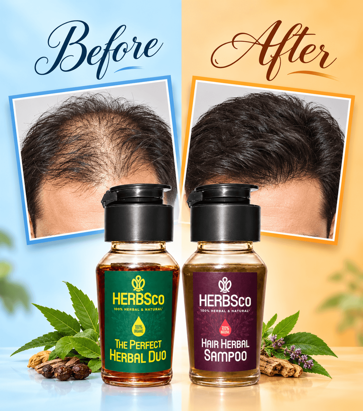Herbsco Hairoil and Herbsco Shampoo